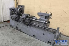 24"/34" x 69"/96" Turri #T-300SB, sliding bed lathe, 24" swing over bed & wings, 6" swing over cross slide