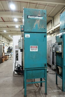 3000 cfm Aercology #MDV-3000, dust collector, 3 HP 3 phase motor/blower