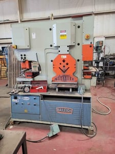 Baileigh #SW-132 Hydraulic Ironworker, 132 Ton, Tooling Included, 2009