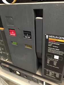 6500 Amps, Merlin Gerin #Masterpact-MP16H2, 3 pole, 600 Volts, 50/60 HZ Circuit Breaker