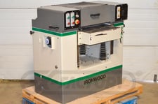 20" Ironwood #P500, Single Sided Planer, 11.8" thickness, 0.325" cut depth, 7.5 HP main, 3.8" cutter-head