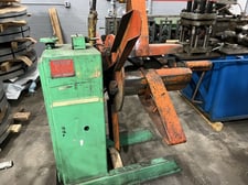 1000 lb. American Steel Line #60, coil reel, 18" width, 54" outside dimensions, 14"-20" ID, manual expansion