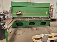 .375" x 10' Accurshear #837510, hydraulic shear, 36" Back Gauge, 20 HP, 1987
