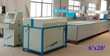 IWM #WC3WA6020U, 6' x 20' CNC waterjet cutting machine, max 60000 psi, 2021