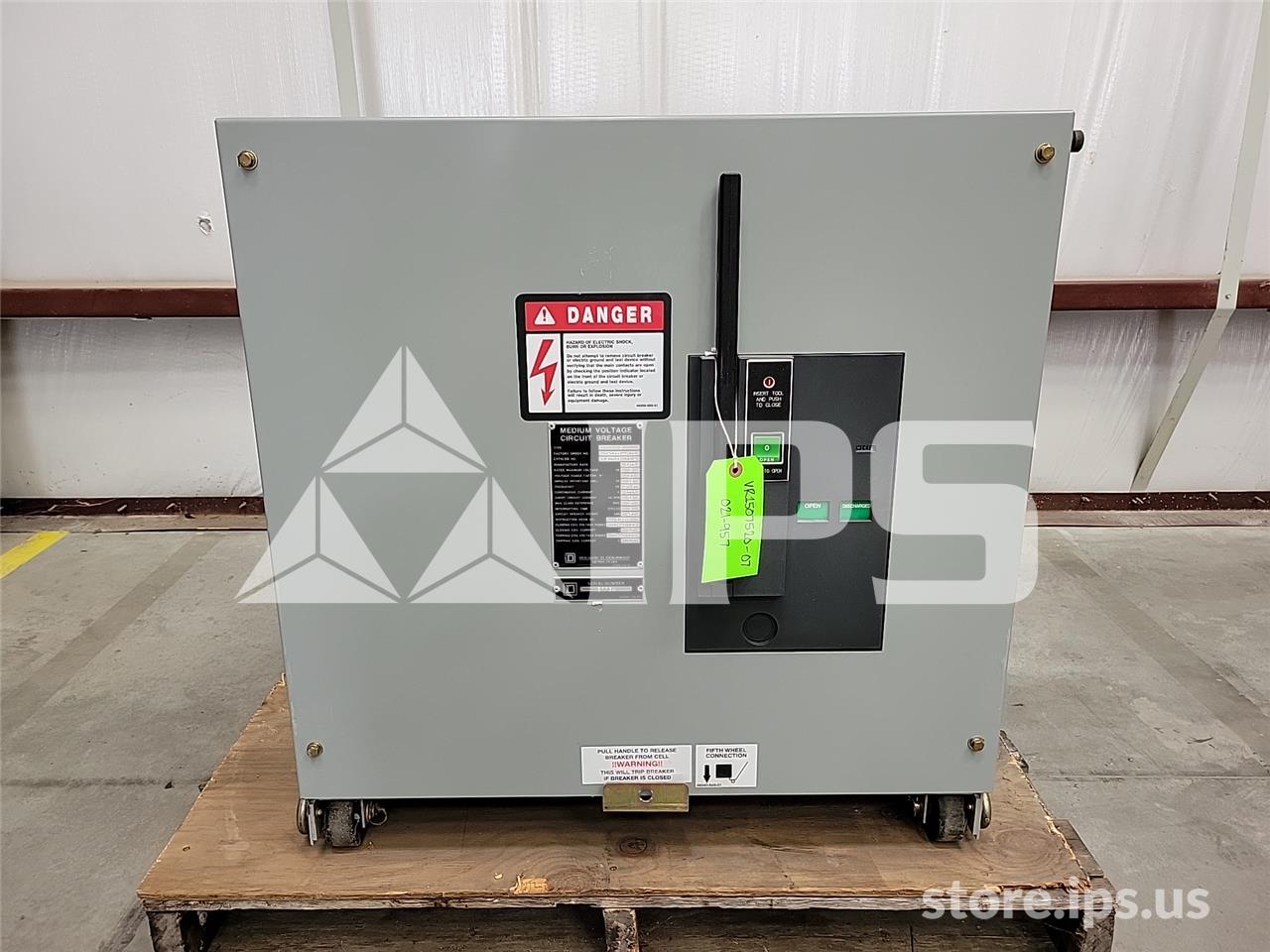 2000 Amps Square D Vad-5 Vr V5d7233yj00a 15 KV 750mv Amps 125 Volts DC Control, 29k Amps Sc
