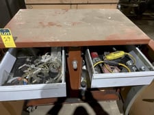 Jobox 2 door portable tool cabinet with contents
