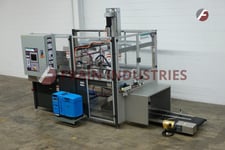 Wexxar #TF385, Servo driven tray former, 4 suction cup vacuum reciprocating pick & place, mounted on heavy