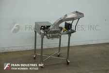 Fitzpatrick #D6A, 316 Stainless Steel comminutor mill, 16 fixed knife / impact blades, 5 HP, mounted on 4 leg