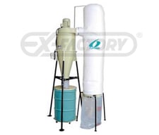 1784 cfm Extrema #DC-203.1-TYPHOON, cyclone dust collector, 220 volts, 1 fabric filter bag, 3 HP, 13" steel