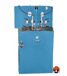 CTD #N-90, toe kick saw double miter, 6" x 6" toe-notch, 4-1/8" x 4" material height miter capacity