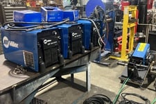 Miller #XMT450 machines with D-74DX dual feeder, turn key package, excellent