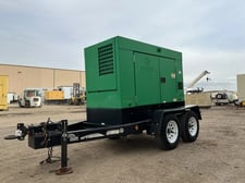 36 KW Multiquip #DCA45US12, diesel, enclosure mounted on trailer, 4439 hours, 2013, #89575