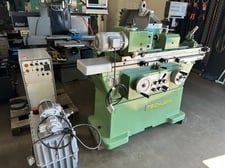 8" x 16" Tschudin #HTG-420, universal cylindrical grinder, power table traverse, automatic infeed
