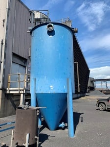 Parkson Corporation Dynasand Filter, 38 Sq.ft., 15' 5" Height x 7' Diameter, 1995