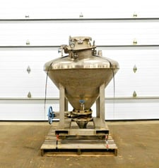 Buckeye fabricated coned Stainless Steel tank, -15/25 psi @ 300&deg;F, 2015