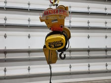 3 Ton, Budgit hoist crane system, 23' span, 20' bridge rail length, 25' runway length, #15369