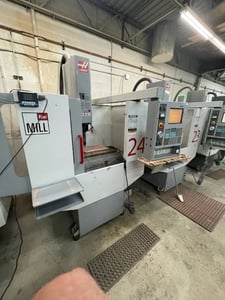 Haas #Mini-Mill, CNC vertical machining center, 10 automatic tool changer, 16" X, 12" Y, 10" Z, 6000 RPM, 7.5