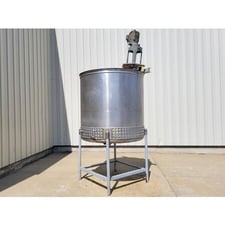 750 gallon Stainless Steel Jacketed Mixing Tank