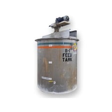 550 gallon Bendel, Stainless Steel liquid tank w/ agitator