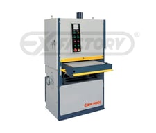 25" x 60" Cam-wood A-2560X, wide belt sander, 5" thickness, double infeed and outfeed spring loaded hold down
