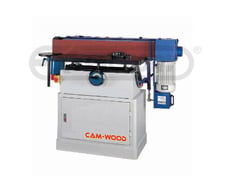 6" x 108" Cam-wood EGS-108X, edge sander, 3 HP, 6" diameter drive pulley, 7-3/4" x 37" front table with a 6"