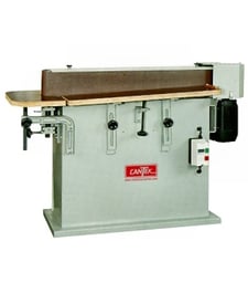 6" x 108" Cam-wood CT-108, non-oscillating edge sander, 1 HP -1.5 HP or 3 HP -2 HP, 3-phase, 7" diameter