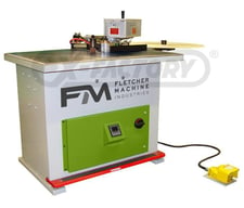 Fletcher Machinery FM-2000, Contour Edgebander, 0.4 mm to 2 mm banding thickness, 2" panel thickness, 2022