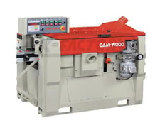 Cam-wood SM-124TAX, feed throught moulder, 4-head moulder, 10-1/4" x 6" width, 4" max thickness, 1/2 HP feed