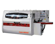 Cam-wood SM-236UX, feed through moulder, 6-head, 9" x 4-3/4" working capacity, 7 1/2 HP feed motor, 2022