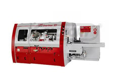 Leadermac LMC-523S, feed through moulder, 5-head, 9" x 5 working capacity, 40 mm spindle diameter, 6000 RPM