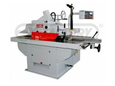 Cantek C-14RS, Straight Line Rip-Saw, 4.92" thick, 8" min length, 50-120 FPM, 20 HP arbor, 50" x 75" table