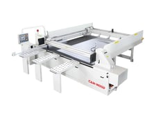 Cam-wood TX-P10AATX, Front Load Automatic Panel Saw, 128" max rip cut, 128" max pull-bak, 10 HP, 1" arbor, 4"
