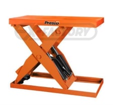 2000 lb. Presto XL36-20, scissor lift, 24" x 48" platform, 7-1/4" lowered height, 43" rasied height, 36"