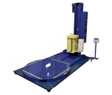 Vestil SWA-82-AW, pallet stretch wrapper, 118" diagonal x 83" high load, 4000 lb, 0-13 RPM, 0.5 HP DC motor