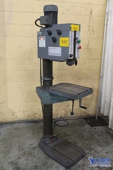 11.8" Arboga #A1, single spindle drill, 11.8" throat, 24" x20" T-slotted table, 2 HP, #3MT, #71798