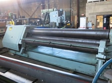 10' x 9/16" Bertsch #Series-9, hydraulic plate bending roll, initial pinch type, hydraulic drop end