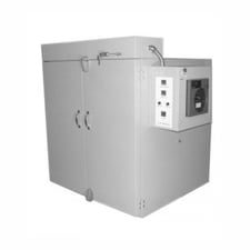 72" width x 72" H x 48" D Industrial Walk-In Oven #ST664, 650°F, single set temp controller