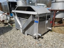 300 gallon Key Technologies #5321-3-D, Stainless Steel tank