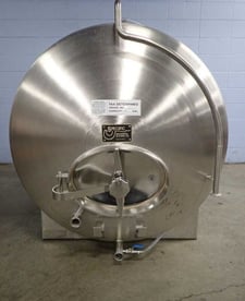 350 gallon Stainless Steel Horiz. Brewery tank, 41" diameter x 48" T/T