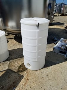 60 gallon Poly Drum/Tank, 22" diameter x 42.5" H