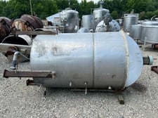 600 gallon Stainless Steel mixing tank, 48" diameter x 72" T/T