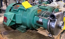 Tri-Flow #C216MEZ5T-S, 2.5" x 1.5" Stainless Steel sanitary centrifugal pump, 15 HP