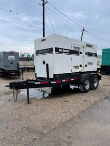 194 KW Multiquip #DCA220SSCU, trailer mounted, sound atternuated enclosure, Tier 4i, 8232 hours, 2012, Call