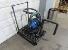 2" Versa-Matic, air operated double diaphragm pump, Stainless Steel, 2" inlet/outlet