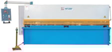.39" x 10.6' Knuth #KHT-3210-F, hydraulic Guillotine shear, 30" rear stop, 1.5 degrees cutting angle