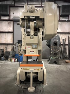 110 Ton, Bliss #C-110, OBI Press, 6" stroke, 19" Shut Height, 20-40 SPM, 42" x 27" bed,air clutch, 1979