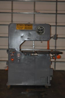36" x 13" DoAll #36B-O, vertical bandsaw, 50-5200 RPM, 3/4" x 175" blade