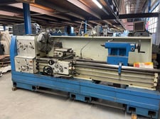 32" x 80" Knuth #Sinus-400/2000, engine lathe, 21" swing over cross slide, 4-jaw 21" chuck, inch/metric, 2007