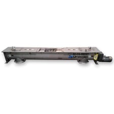 9" diameter x 8' long, Orthman, Stainless Steel screw feeder conveyor, 230/460 V., 3-phase