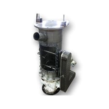 10" x 12" Semco, rotary air lock valve, dual shaft agitated lump breaker